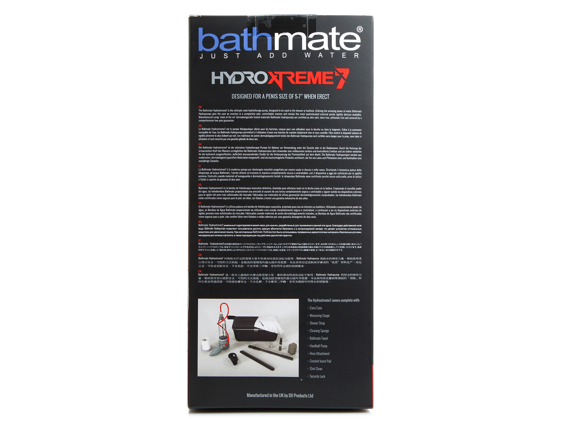 Гидропомпа Bathmate Hydromax7, бесцветная BM-HM7-CC - Bathmate - Гидропомпы - Купить